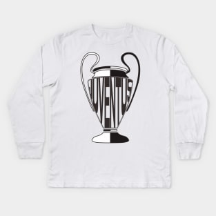 Juventus Champion Illustration Kids Long Sleeve T-Shirt